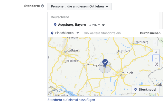 Kommdirekt Bildbeschreibung: facebook-ads-standorteingrenzung