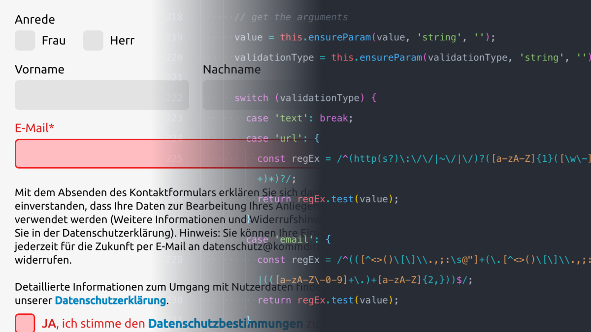 Kommdirekt Bildbeschreibung: web-formulare-schneller-entwickeln