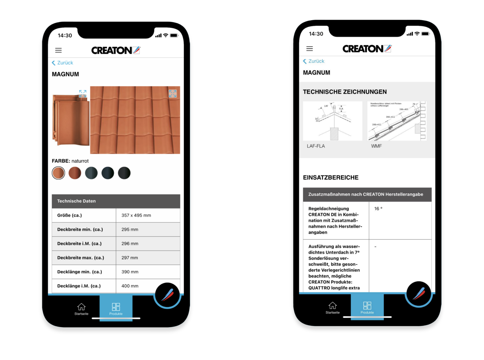 Kommdirekt Bildbeschreibung: creaton-creatonmobile-produktdaten+technische-zeichnung-kommdirekt