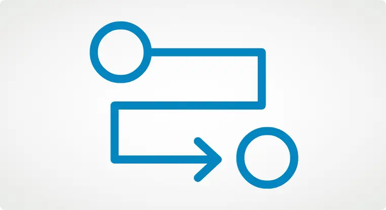 Symbol für Verkaufsprozess optimal.