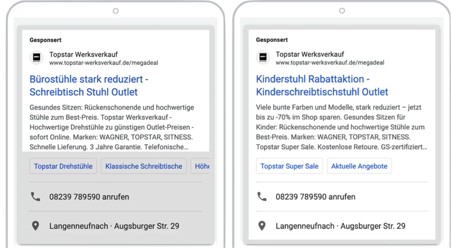 Kommdirekt Bildbeschreibung: topstar-werksverkauf-keywords